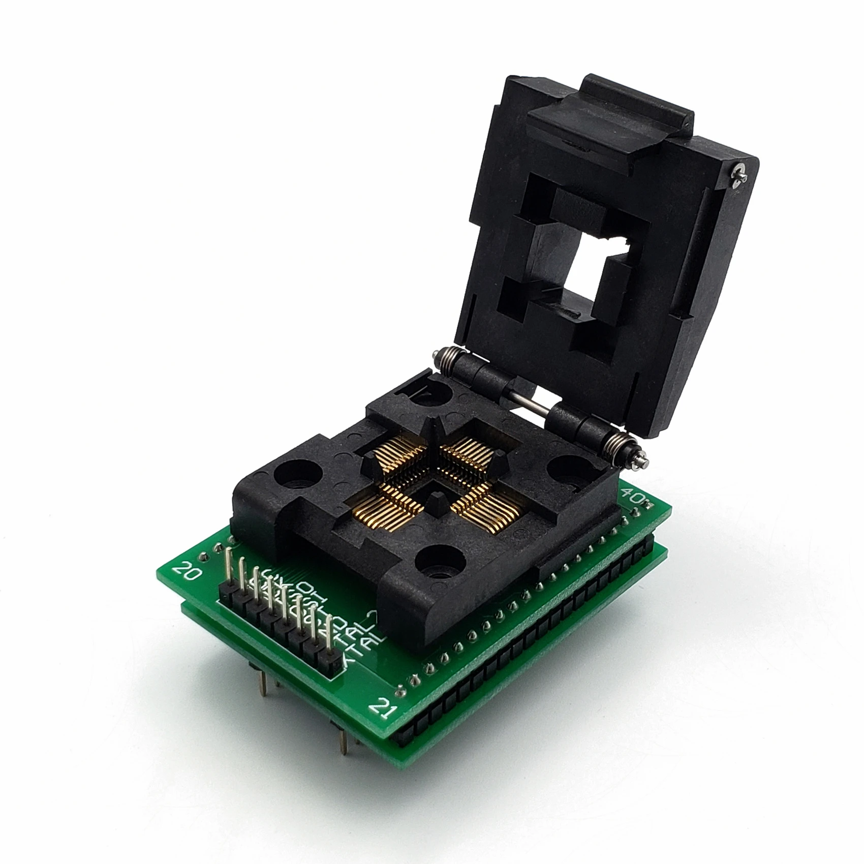 QFP44 TQFP44 К DIP40 шаг 0 8 мм программатор Adpter IC тестовый разъем для серии 51 MCU |
