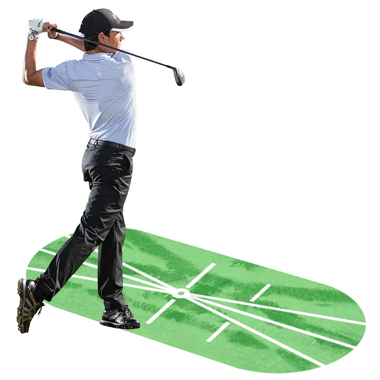 

2021 Golf Training Mat for Swing Detection Batting Garden Grassland Practice Tent Golf Training Equipment Mesh Outdoor#30