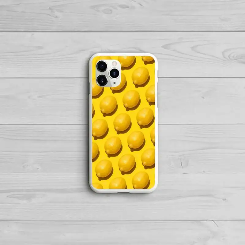 

Cute Fruit Peach Phone Case Candy Color White for iPhone 11 pro XS MAX 8 7 6 6S Plus X 5S SE 2020 XR