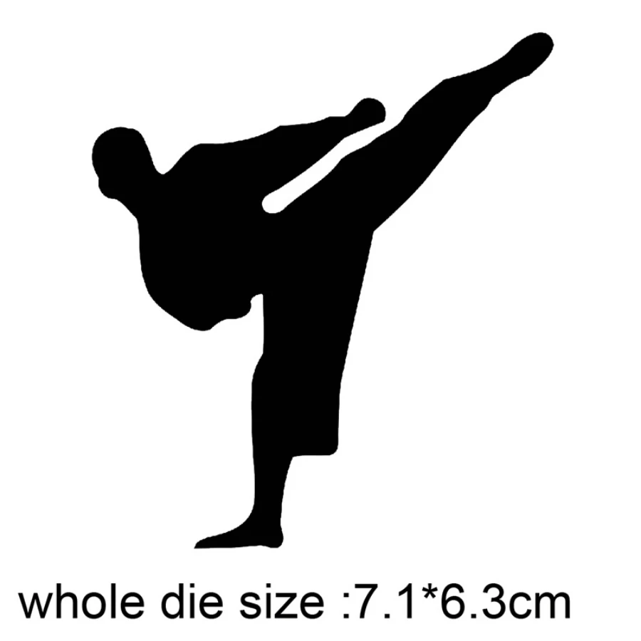

Martial arts Sport Kung Fu Kick Metal Cutting Dies Stencil Scrapbooking Photo Album Card Paper Embossing Craft DIY Dies Cut 2020
