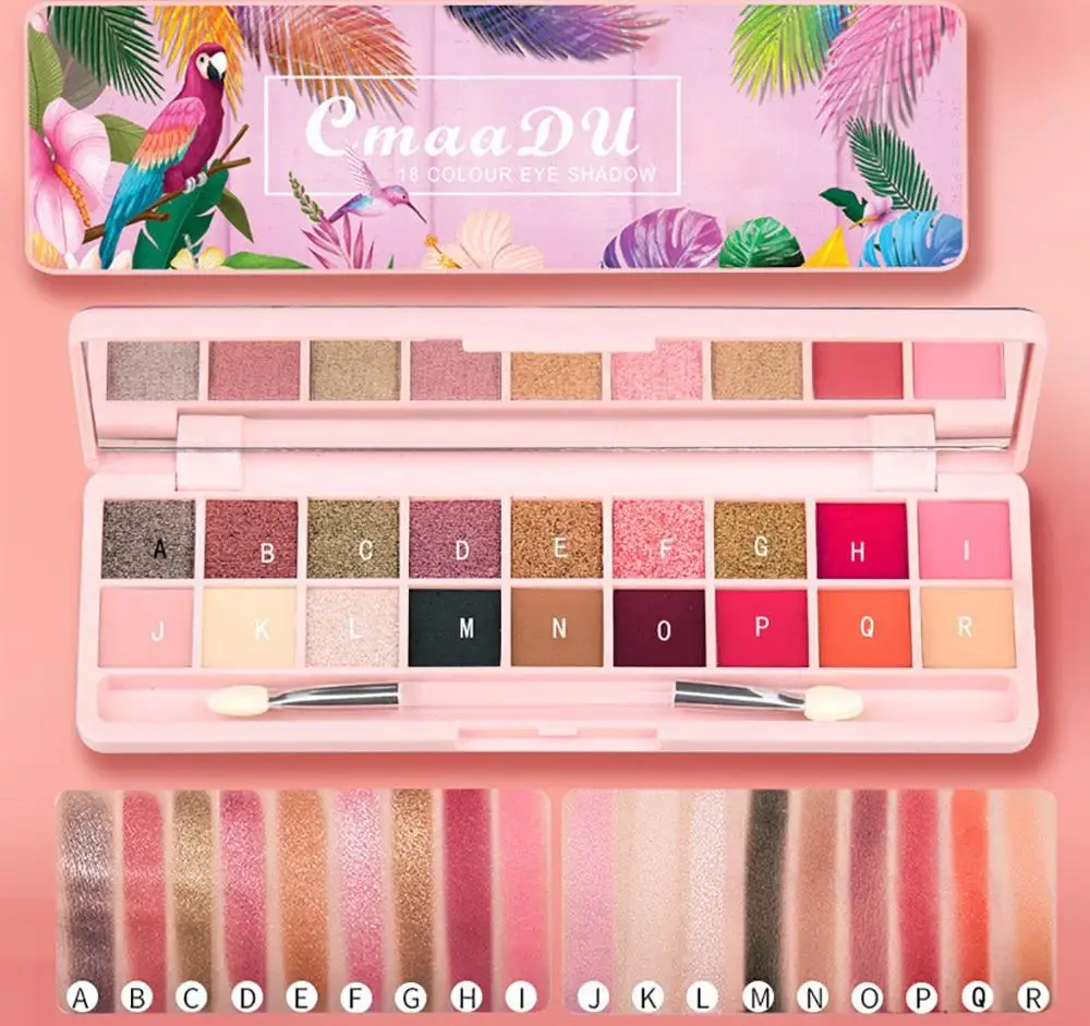 3D стерео тени 18 земляных тонов немой перламутровый блеск классные цвета теплые