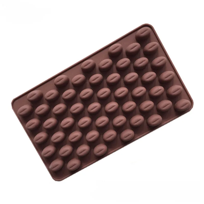 

1Pcs Mini Creative Coffee Bean Silica Gel Chocolate Moud Eco-Friendly Practical Silica Gel DiY Baking Mold Kitchen Cooking Tools