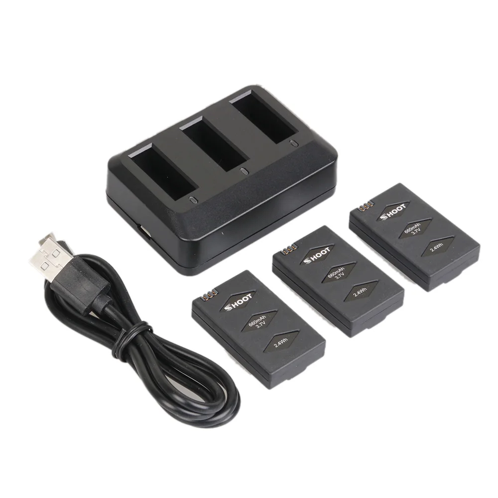 3 шт. литий полимерный аккумулятор для попугаев 7 в 600 мАч|Аккумуляторы дронов| |