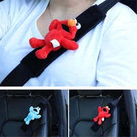 1 pair cartoon seat belt protector cute big eyes seat belt anti wear safety belt cover female accessories for girls women
