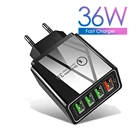 Зарядное устройство ILEPO с USB-портом и поддержкой быстрой зарядки, 3,0