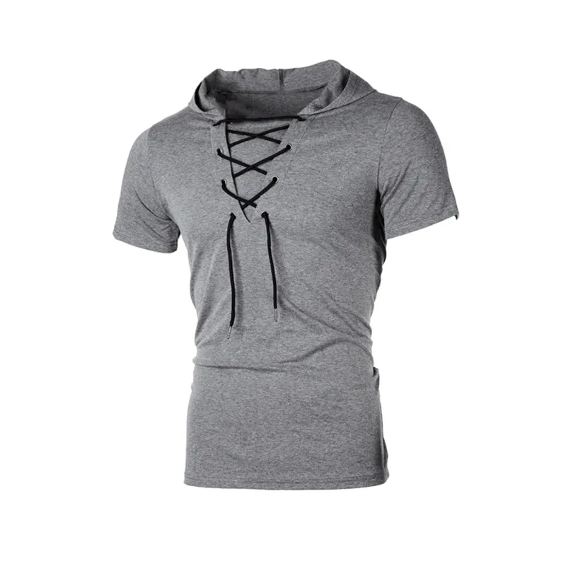 IceLion 2021 модная летняя футболка для мужчин Фирменный дизайн с капюшоном в стиле