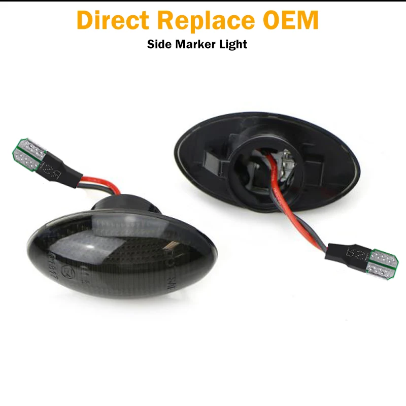 iJDM Amber Yellow 12V T10 Side Marker Light Panel Lamp Error Free For BMW MINI Cooper R50 R52 R53 2002-2008 Turn Signal Lights | Автомобили