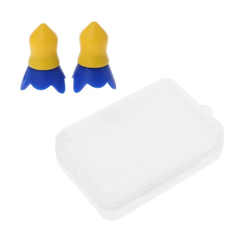

57EC 1 Pair Silicone Flight Earplugs Noise Cancelling Reusable Ear Plugs for airplanes Hearing Protection