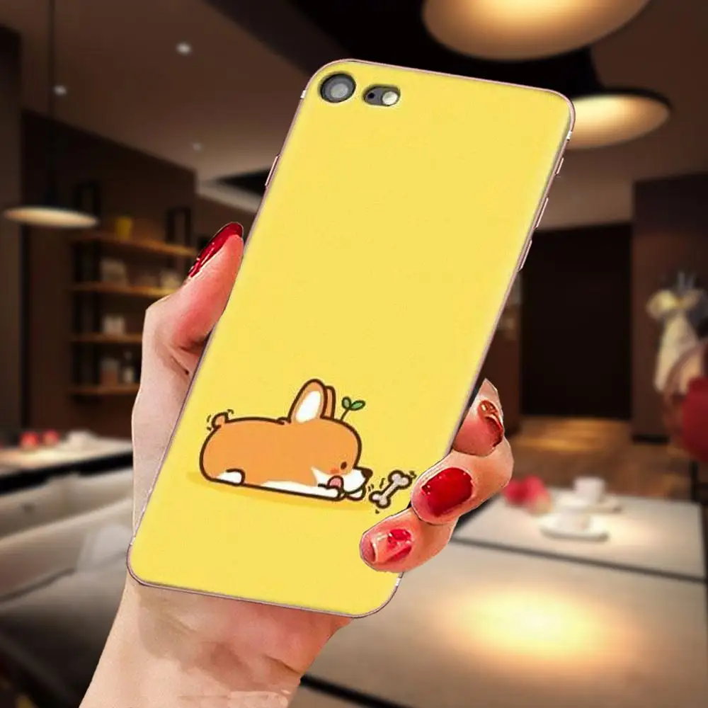 Мультфильм корги собака косплей Shiba Лисья Секретная служба (Inu для huawei Honor 4C 5A 5C 5X6 6A