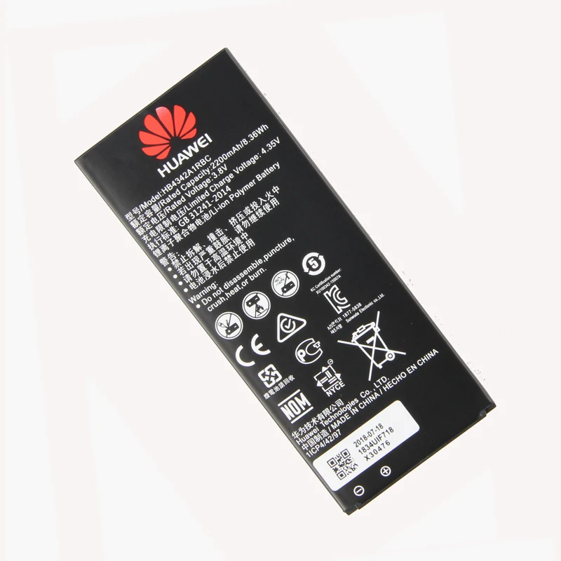 HB4342A1RBC 2200 мАч телефон Батарея для huawei Ascend 5+ Y6 SCL-TL00 CUN-U29 honor 4A honor 5A LYO-L21 y5II Y5 II