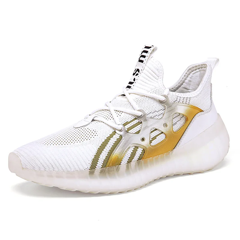 

New Xiaomi sports shoes5 / 4 sneakers a molding technology textile elastic knit shock absorber sole running comfort shoes