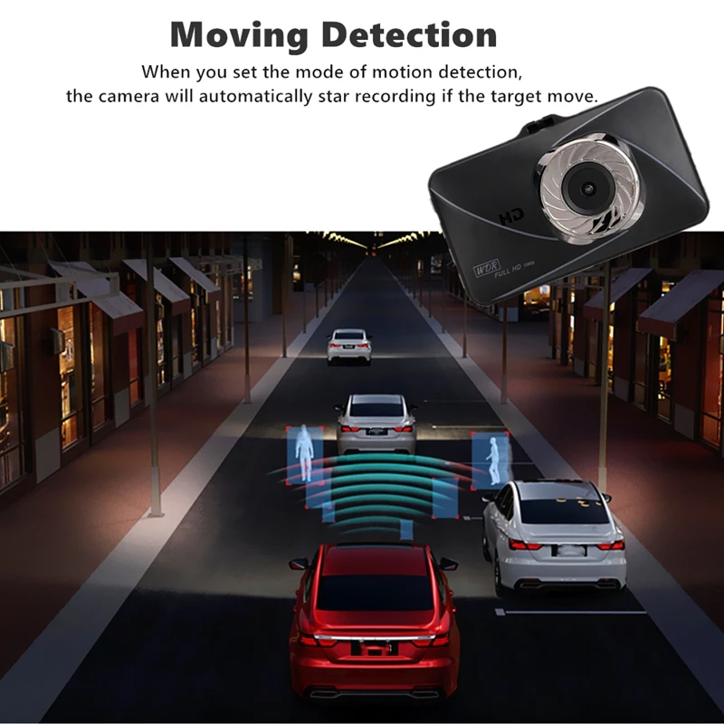 Odare Full HD 1080P 3.0 Inch Dash Cam Driving Recorder Dual Lens Loop Record Car Dvr Camera Night Vision G-sensor Registrator | Автомобили