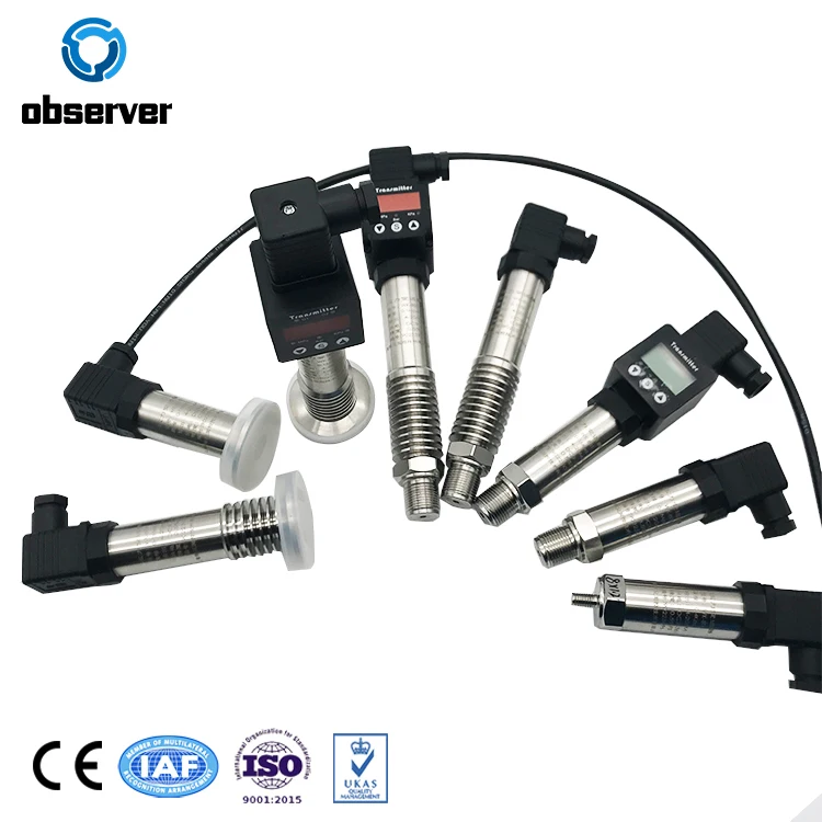 

Датчик давления санитарного типа 4 20ma, датчик из нержавеющей стали с временной защитой и резьбой