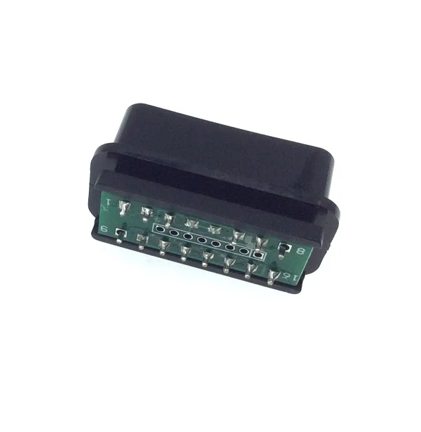 

1pc 12V 24V Automotive OBD2 16pin Connector male diagnosis OBDII plug