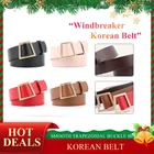 Новинка 2022, модный пояс для костюма, женский пояс без иглы с квадратной пряжкой из искусственной кожи, аксессуары для одежды, декоративный пояс