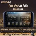 Автомагнитола Tiebro, 2DIN, Android 2004, для Volvo S80 2006-, автомобильное стерео, GPS-навигация, автомобильное радио, Bluetooth-плеер, 2DIN DVD IGO