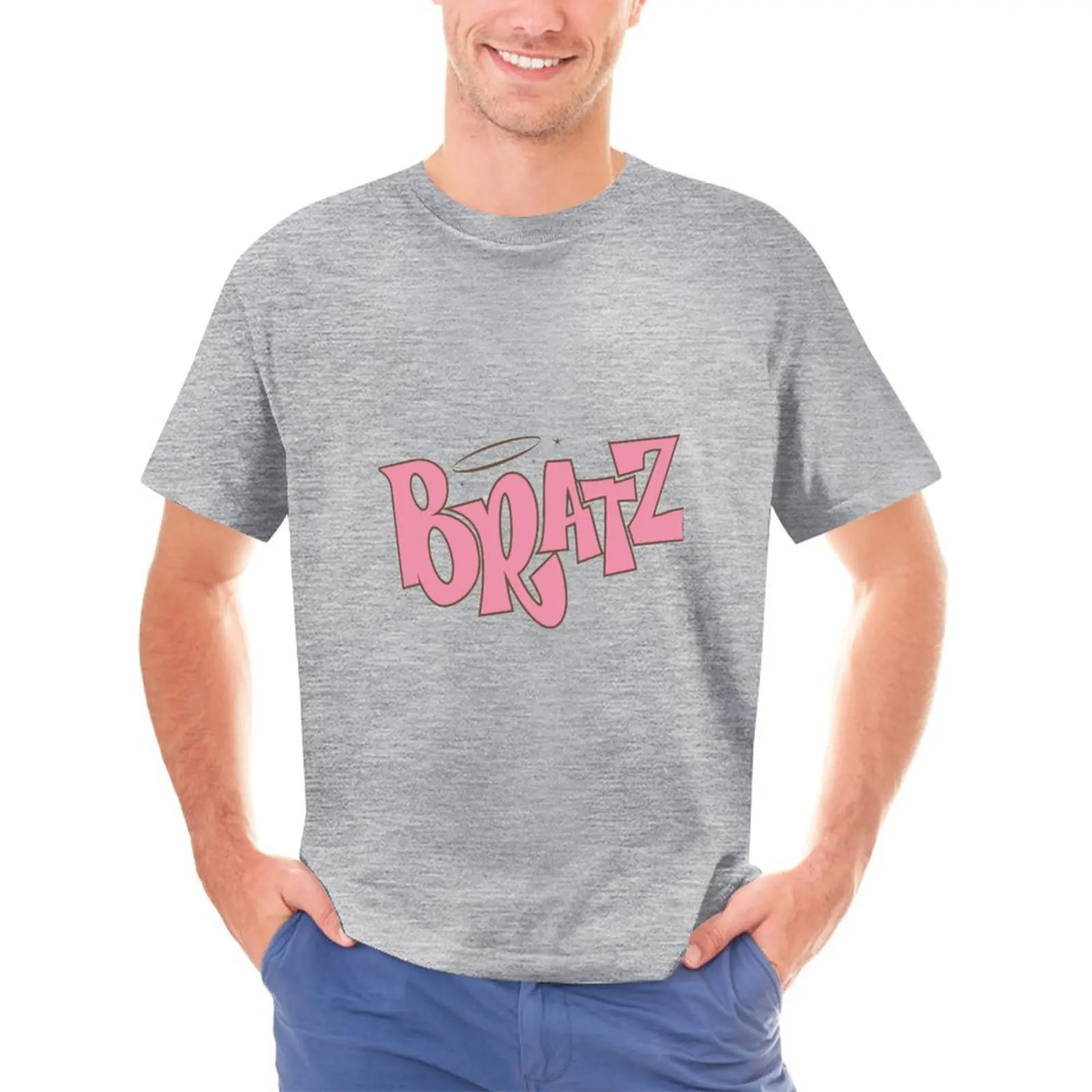 

Модная футболка с ангелом, хлопковая футболка с коротким рукавом, летняя мужская футболка оверсайз с принтом