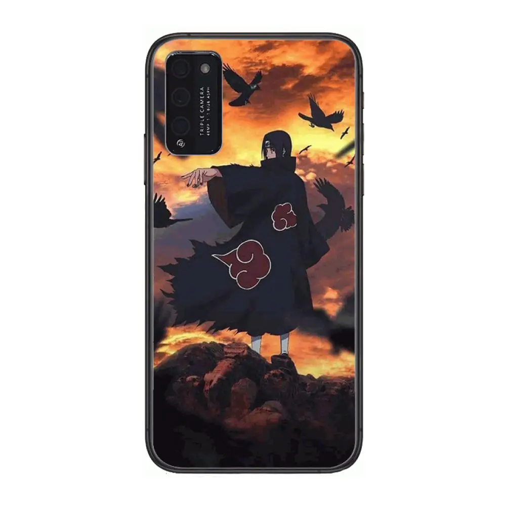 

AKATSUKI Clear Phone Case For Huawei Honor 10 20 30 9 X Pro Lite V 5G RU Black Etui Coque Hoesjes Comic Fashion
