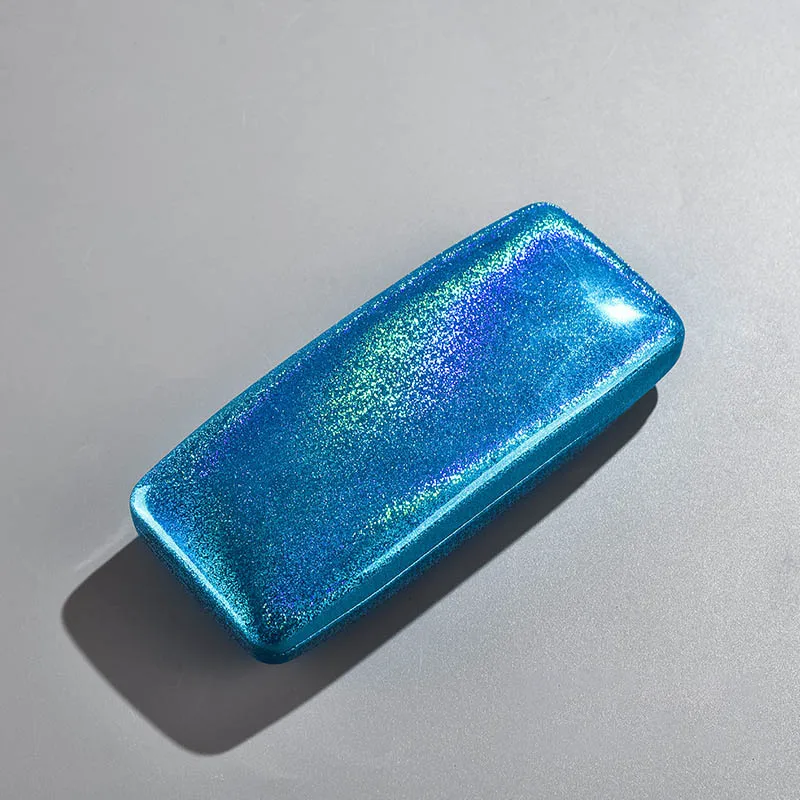blue Модный милый Радужный цветной чехол для солнцезащитных очков для женщин, коробка для очков для чтения, Жесткий Чехол, защита для очков - Цвет: blue