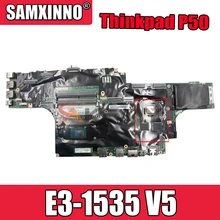 Akemy For Lenovo Thinkpad P50 Laptop Motherboard CPU E3-1535 V5 Tested 100% Working FRU 01AY388 01AY368 01AY378 01AY398 01AY379