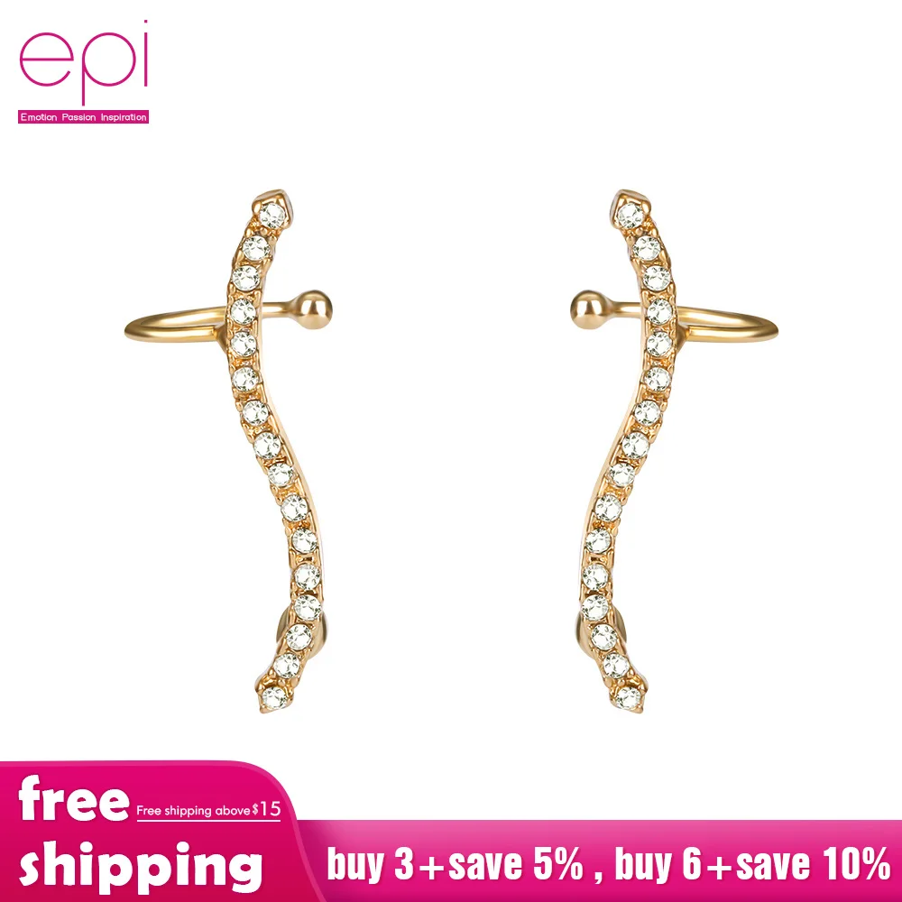 EPI Новое поступление однорядные микро-Вощеные инкрустационные длинные золотые