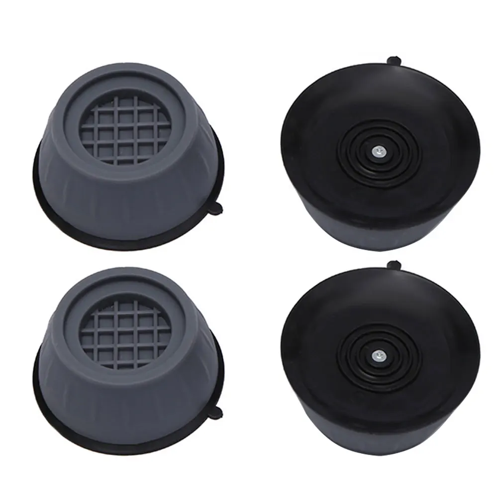 

Washing Machine Feet Pad Silent Anti Vibration Washer Dryer Raise Height Reduce Noise Mat Non-slip Black 4PCS