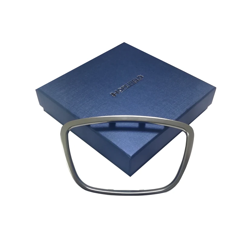 Hopefield ABS Серебряная накладка на руль эмблема Логотип рамка аксессуары для