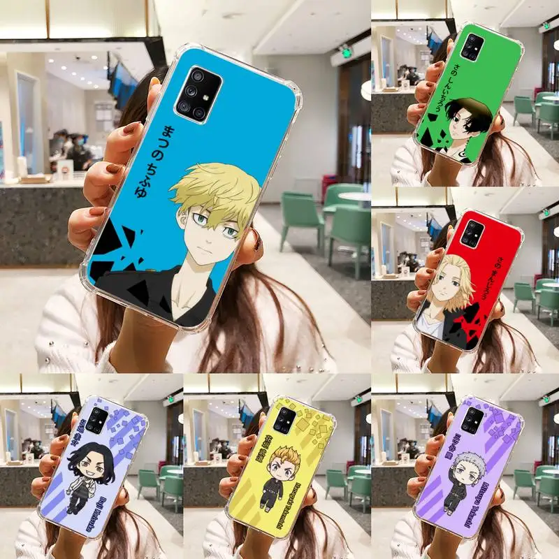 

Tokyo Revengers 2 Phone Case Transparent For Samsung A51 A50 A71 A70 A81 M60S Note S21 S 20 10 9 8 11 E Plus Ultra