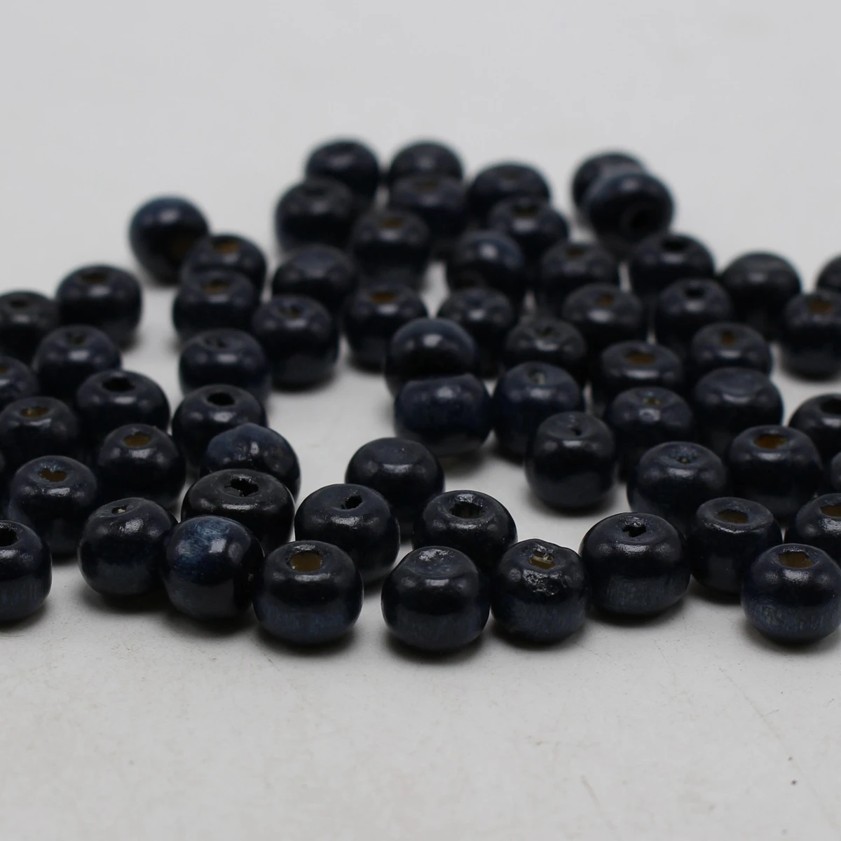 500 темно-синий 8 мм круглые деревянные бусины ~ | Украшения и аксессуары