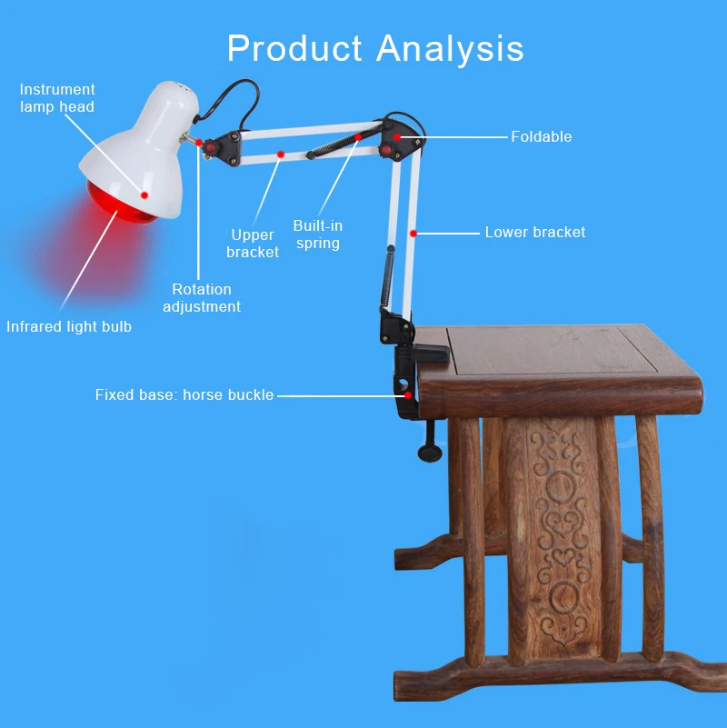 Многофункциональная инфракрасная Массажная лампа нагревательный