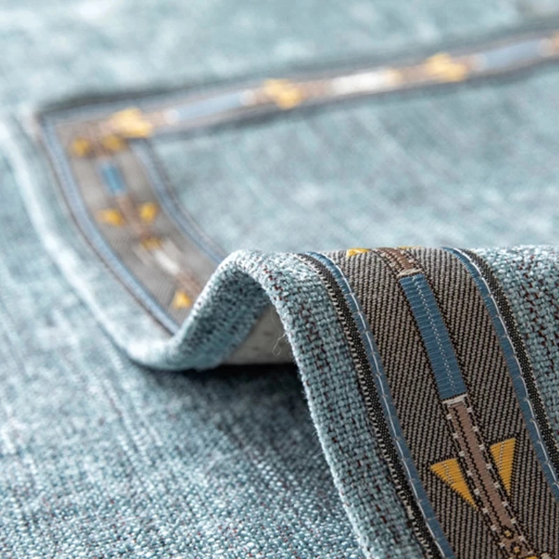 Простой чистый цвет Синель Подушка для дивана Наволочка на подушку четыре сезона