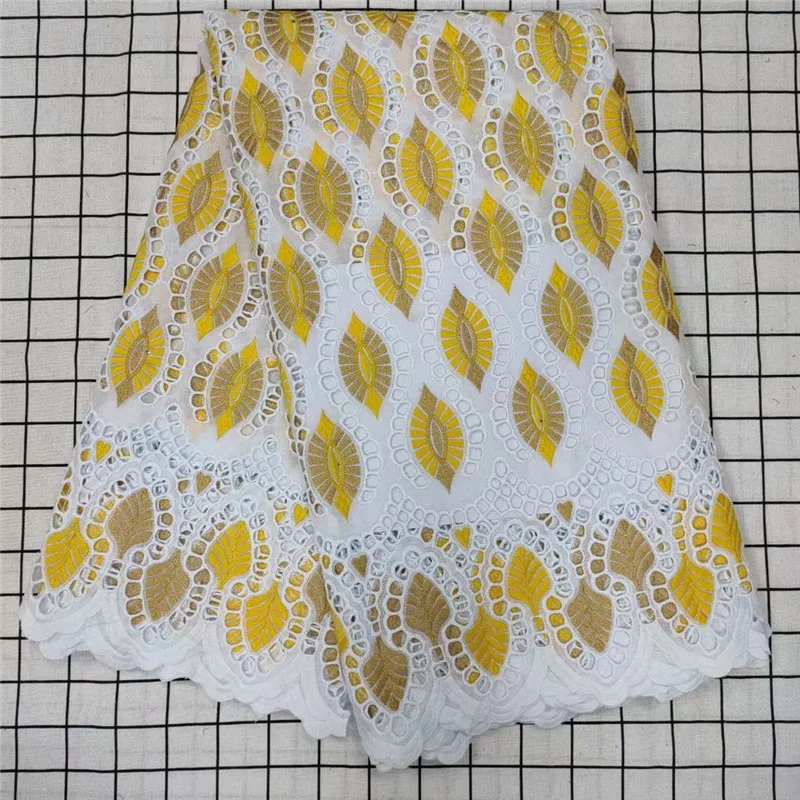 

African Lace Fabric High Quality 2020 African Lace Swiss Cotton Lace Fabric Nigerian Swiss Voile Lace In Switzerland t20-4