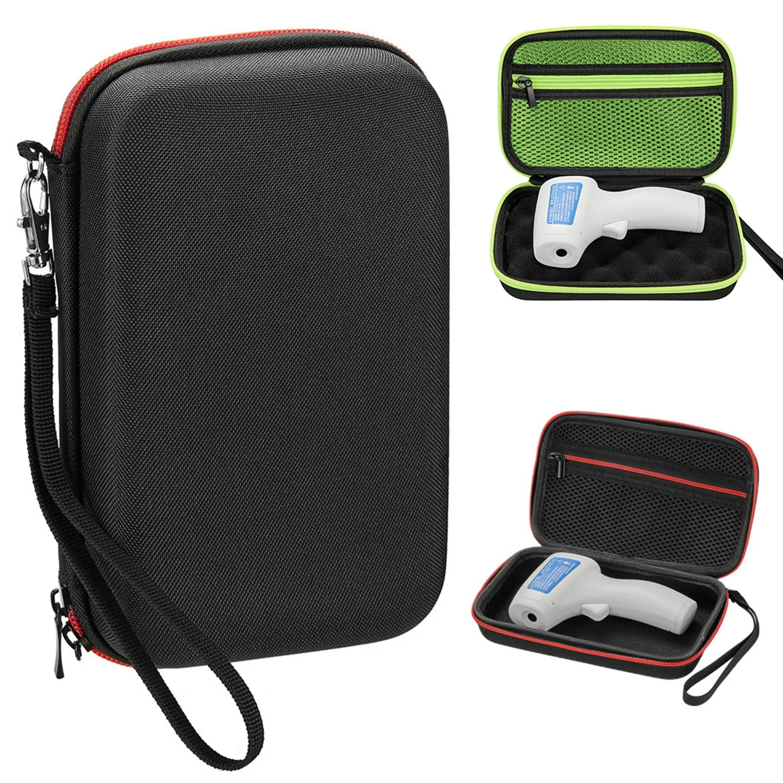 

1pc Storage Boxes Forehead Thermometer Digital Infrared Body Thermometer Protection Box Home Storage Organizer Accessories 2021