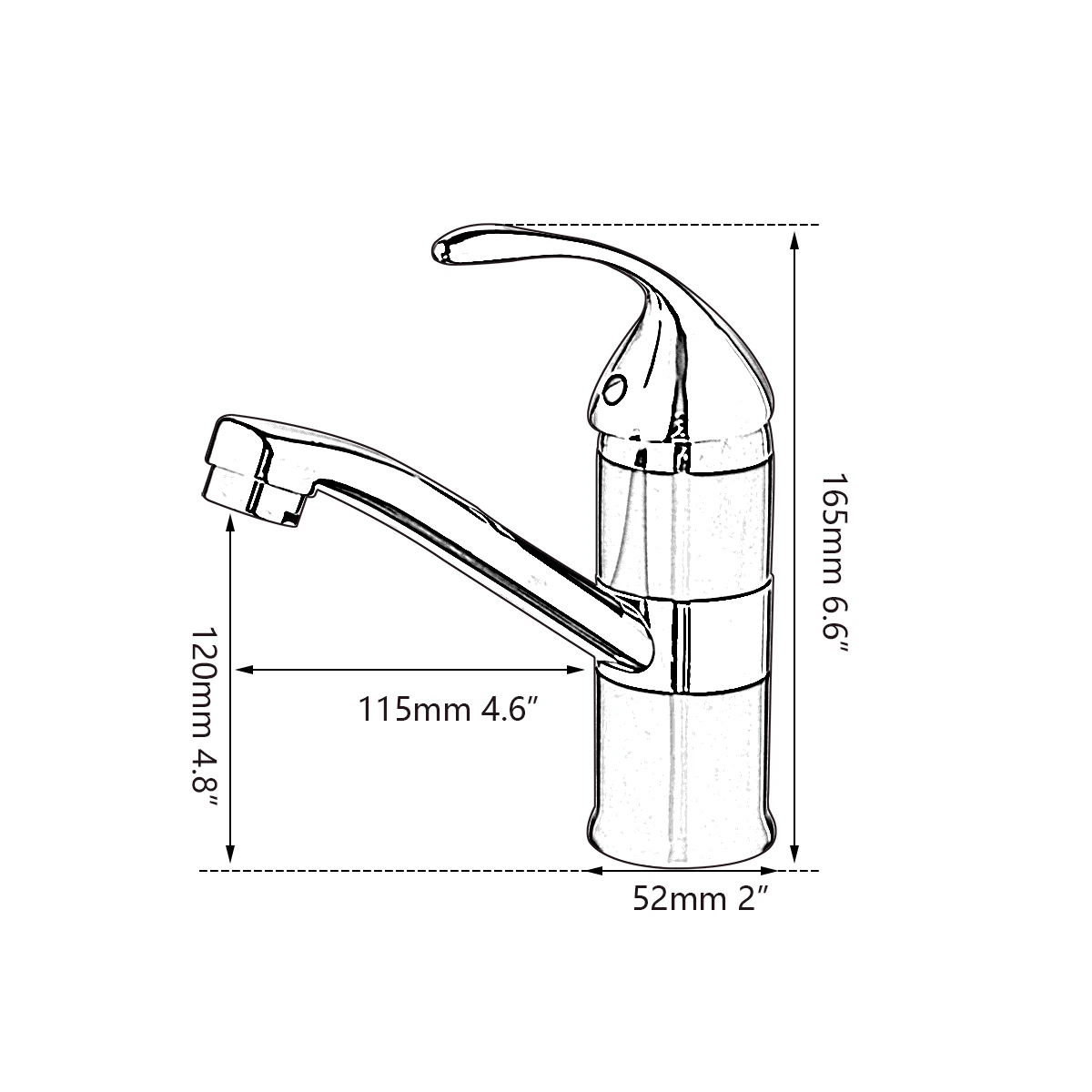 KEMAIDI смеситель для раковины ванной комнаты хромированный полированный кран с