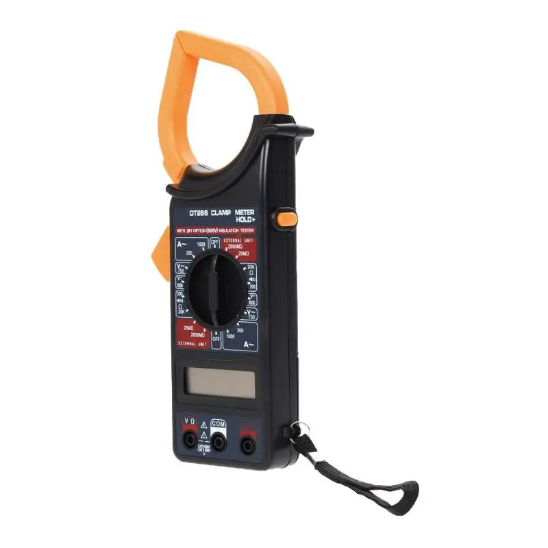 Цифровой вольтметр Амперметр Омметр 2019 мультиметр Вольт AC DC тестер er зажим