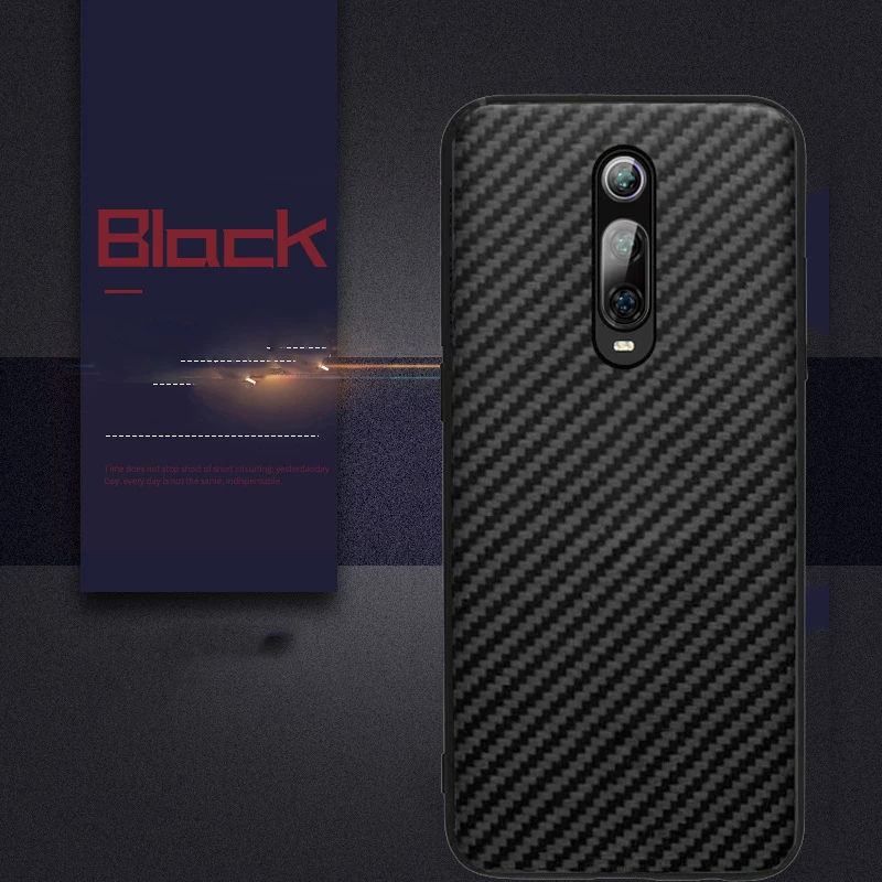 Для Xiaomi Mi 9T Pro 9 8 SE Lite CC9 CC9E A3 6X A2 Mix 2 2S Redmi K20 6A Note 10 8T 7 5 Max 3 чехол из углеродного