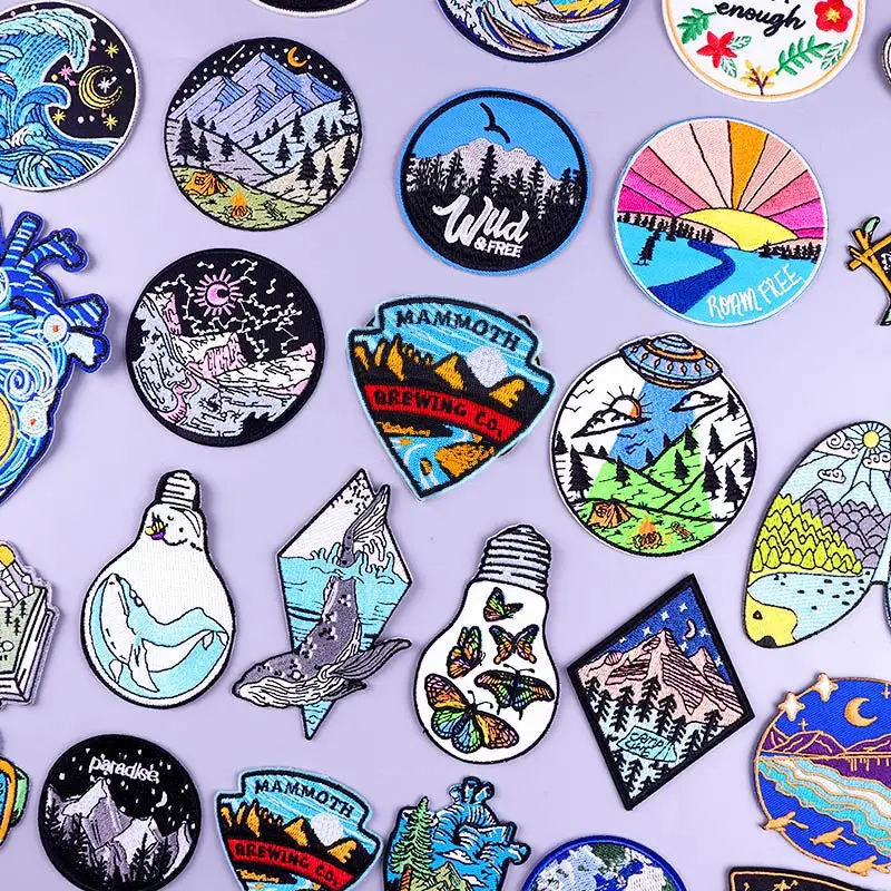 Нашивки с вышивкой для одежды на открытом воздухе | Дом и сад