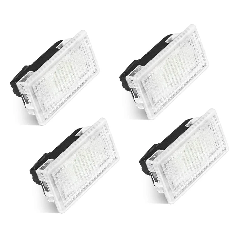

4Pcs LED Light Car Interior Light For Tesla Model 3 Model S Model X Ultra Bright Trunk Lamps Replacement Car Door Lamp Easy Plug