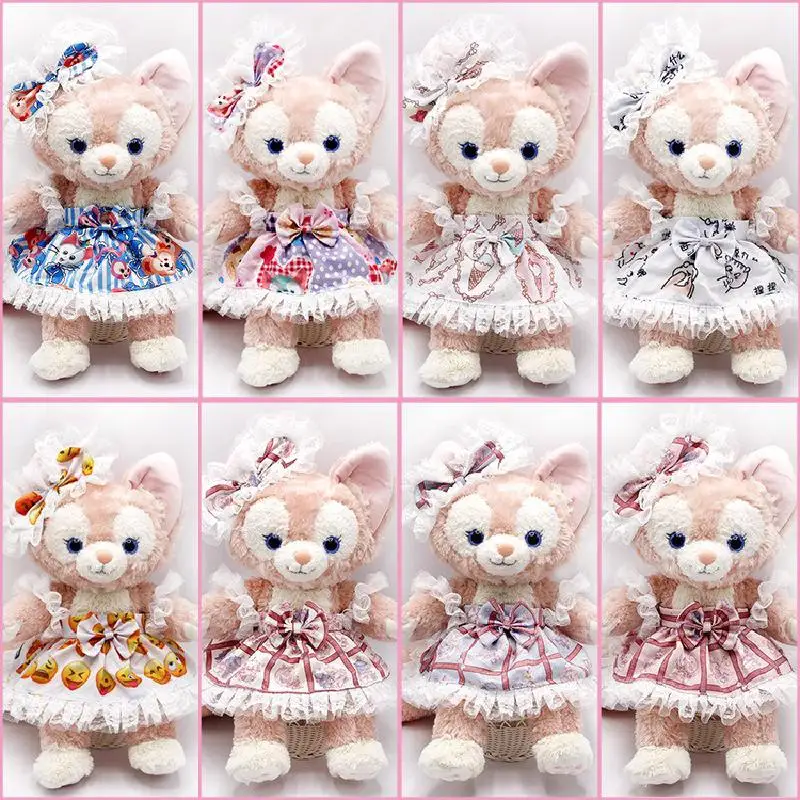 

Disney Cartoon Anime Bear Duffy's Friend Linabell Lolita Princess Dress Plush Dolls Cute Linabell Stuffed Toy For Kids Girl Gift