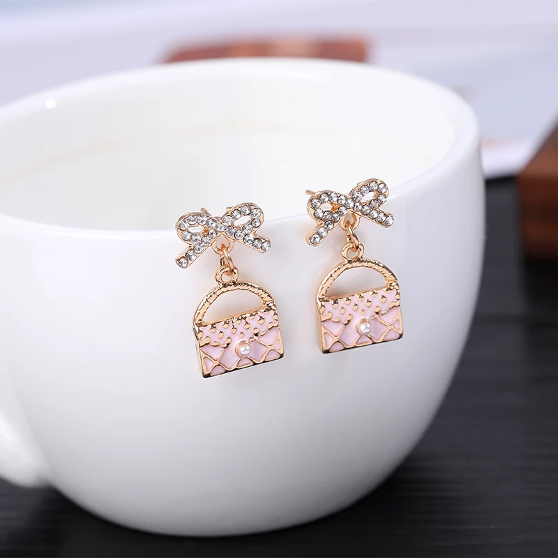 Маленькие ароматизированные жемчужные серьги в форме шляпы брендовые