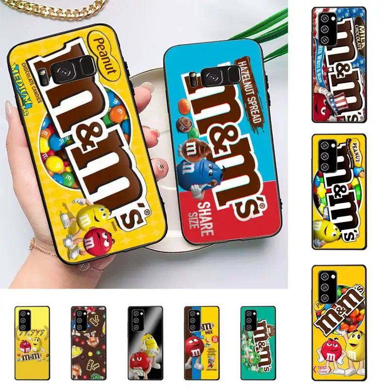 

M&M's Chocolate Nutella Bottle Mobile Phone Case For Samsung Galaxy Note 10Pro Note20ultra note20 note10lite M30S Coque