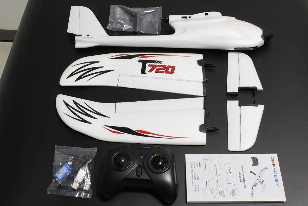 OMPHOBBY T720 EPP RC Plane RTF Бесплатная доставка Мини Небо серфер для