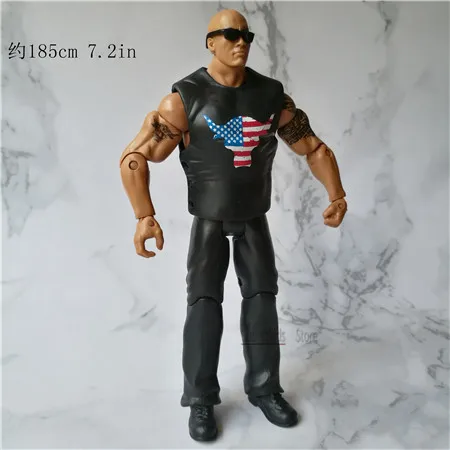 the rock Игрушки-борцы 1970 s, американские фигурки, борьба, оригинальная фабрика, рок Брок, Леснар Рей, Мистерио, jone cena, большое шоу - Цвет: the rock