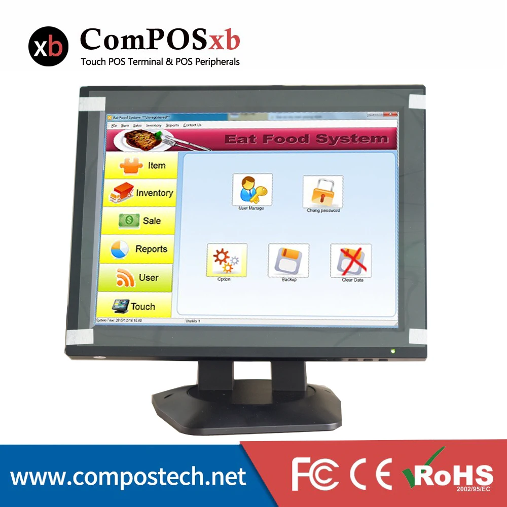 12-дюймовый монитор с экраном для супермаркета розничная продажа СВЕТОДИОДНЫЙ