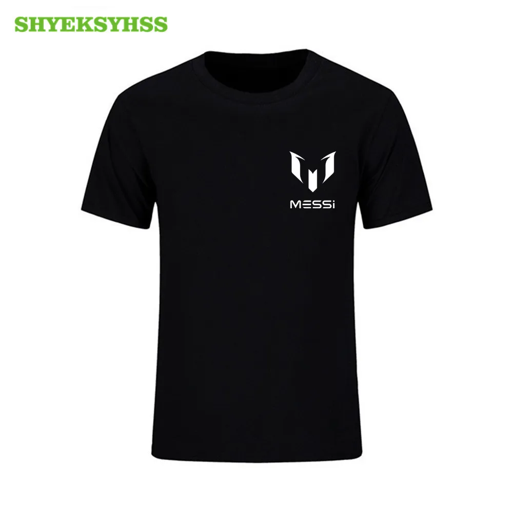 Аргентина Месси футболка Барселона Мужская с коротким рукавом забавная Топы для