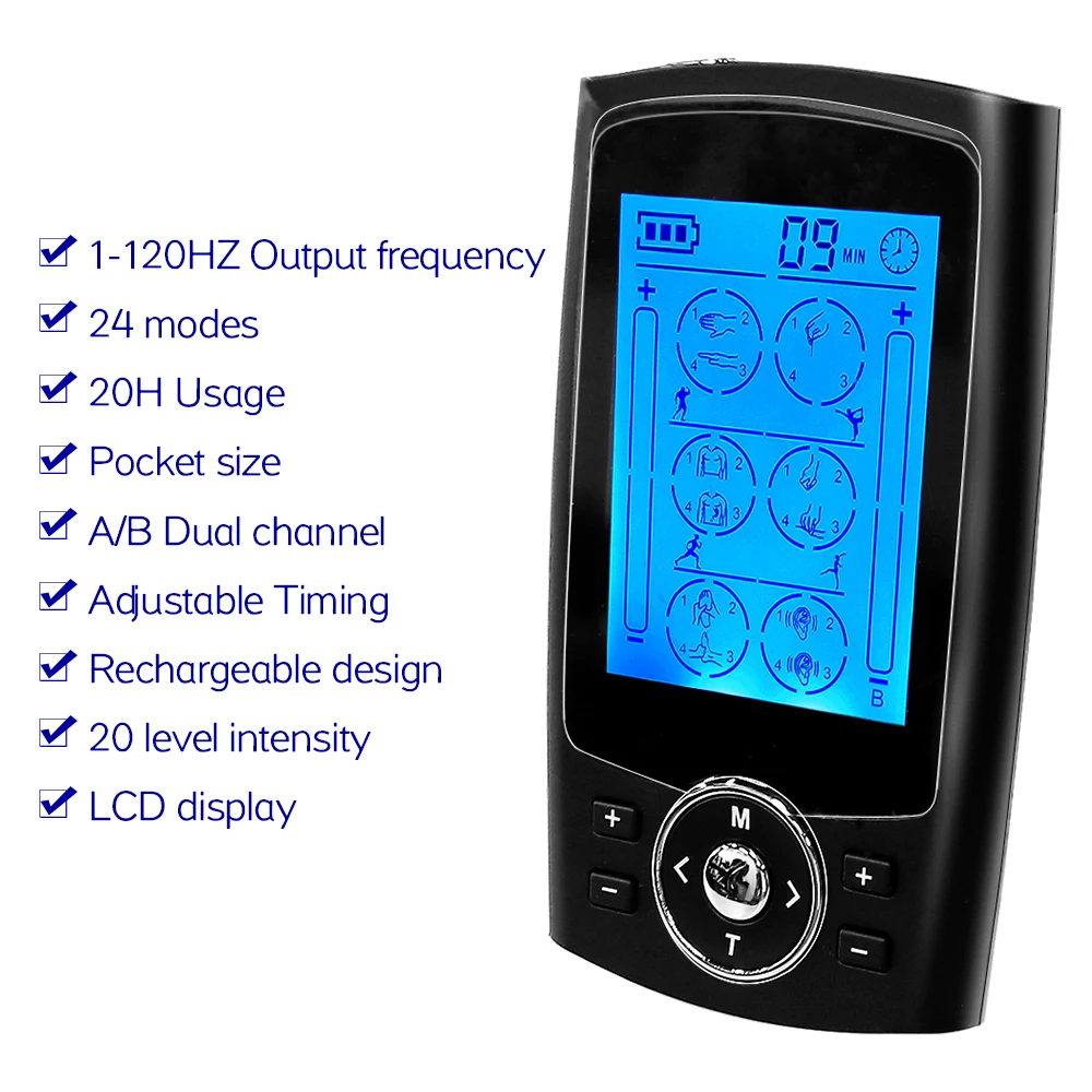 Стимулятор мышц тела массаж забота о здоровье EMS Электрический тенсовый Массажер