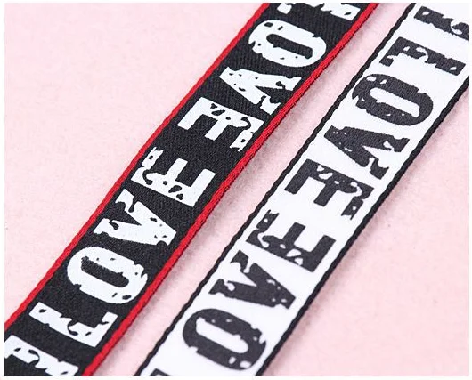 

25mm White Black Ribbon DIY Sewing Ruban Stain Craft Stripe Bias Tape Grosgrain Ribbon Fabric Ribbon Accessories Party Webbing