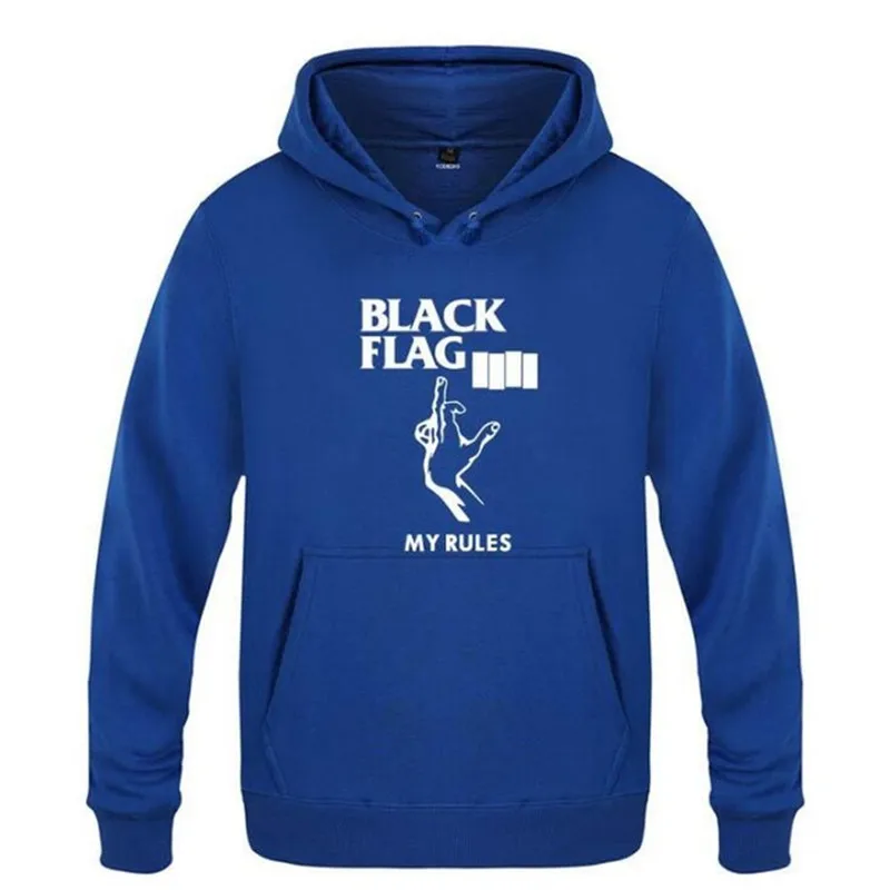 

Mens Hoodies Rock Black Flag Printed Hoodie Men Hip Hop Fleece Long Sleee Men's Sweatshirt Skate Tracksuit Sudaderas Hombre Hot