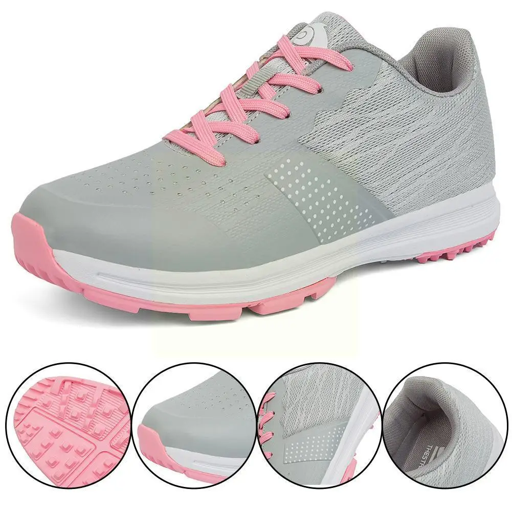 

Waterproof Golf Shoes Professional Lightweight Golfer Outdoor Sneakers Athletic Golf Trainers Sport Footwear Leisure Golfin C0d0