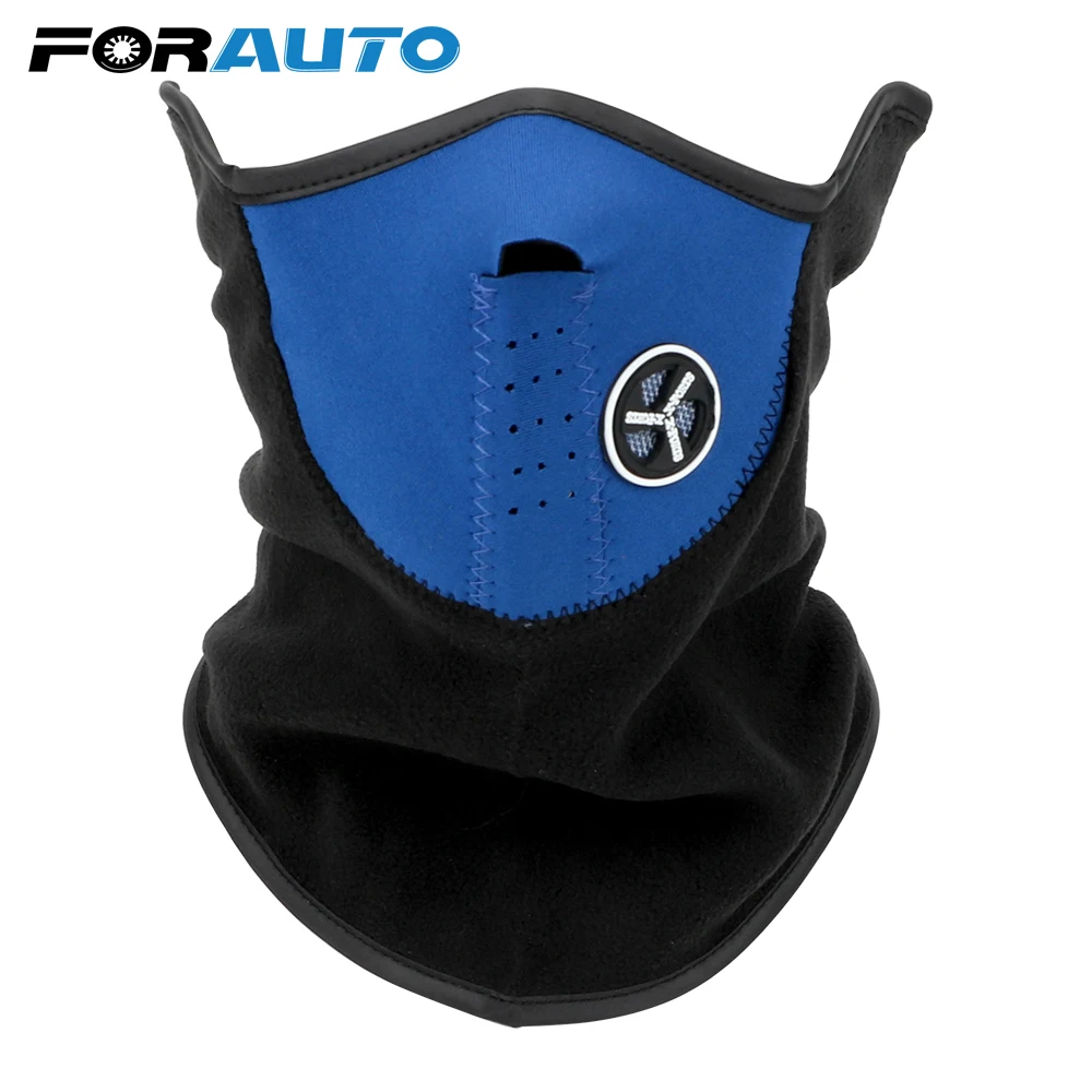 FORAUTO мотоциклетная полумаска для лица Балаклава Лыжный зимний шарф спорта на